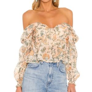 House of Harlow 1960 x Sofia Richie Blouse